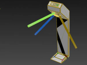 turnstile 3D Model