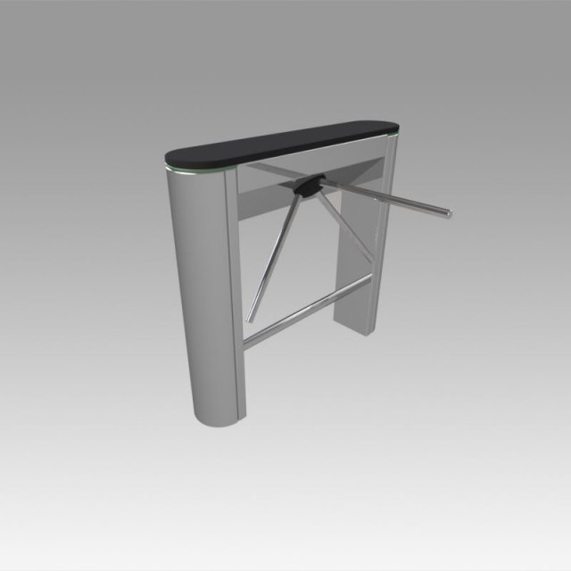 turnstile tripod trilock Model 3D .c4d .max .obj .3ds .fbx .stl .blend 