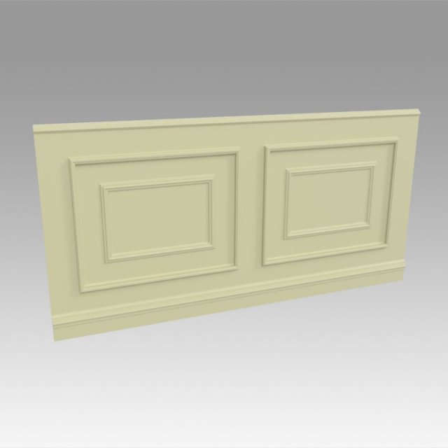 wainscot Model 3D .c4d .max .obj .3ds .fbx .stl .blend 
