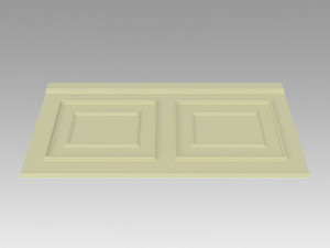 wainscot Model 3D