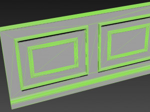 wainscot Model 3D