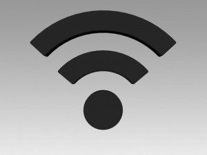 wifi wireless internet logo Modelo 3D