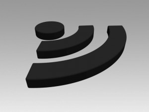wifi wireless internet logo 3D Model