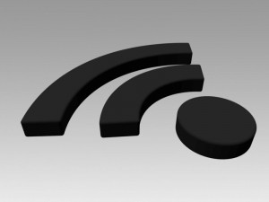 wifi wireless internet logo 3D Model