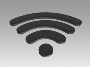 wifi wireless internet logo 3D Модель