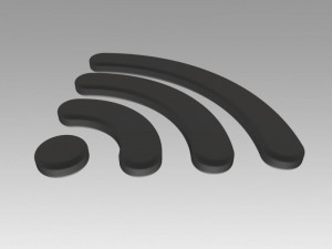 wifi wireless internet logo 3D Модель