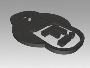 wifi wireless internet logo 3D Model