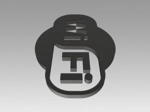 wifi wireless internet logo 3D Model