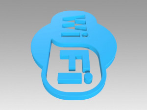wifi wireless internet logo Model 3D