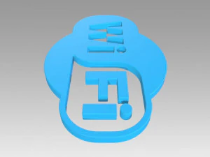 wifi wireless internet logo 3D Model
