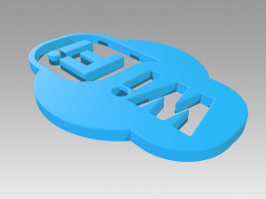 wifi wireless internet logo Model 3D