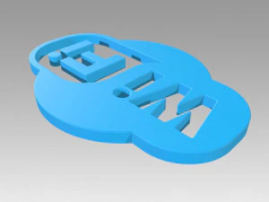 wifi wireless internet logo 3D Model