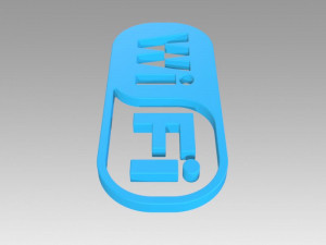 wifi wireless internet logo Model 3D