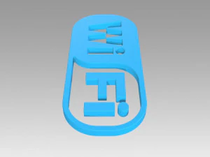 wifi wireless internet logo 3D Model