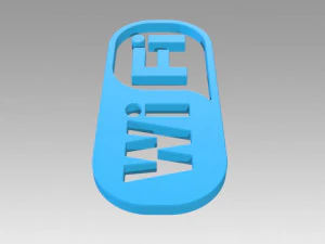 wifi wireless internet logo 3D Model