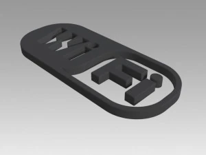 wifi wireless internet logo 3D Model
