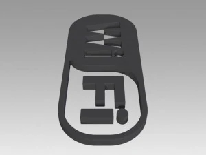 wifi wireless internet logo 3D Model
