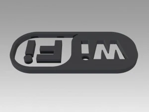 wifi wireless internet logo 3D Model