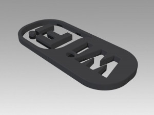 wifi wireless internet logo Modèle 3D