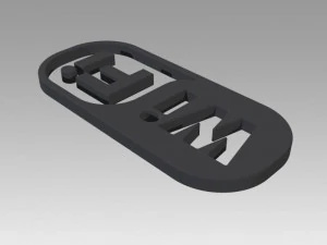wifi wireless internet logo 3D Model