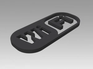 wifi wireless internet logo 3D Model