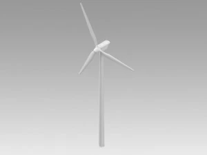 turbina e&oacute;lica Modelo 3D