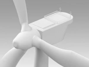 wind turbine 3D Model