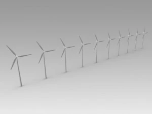 wind turbine 3D Model