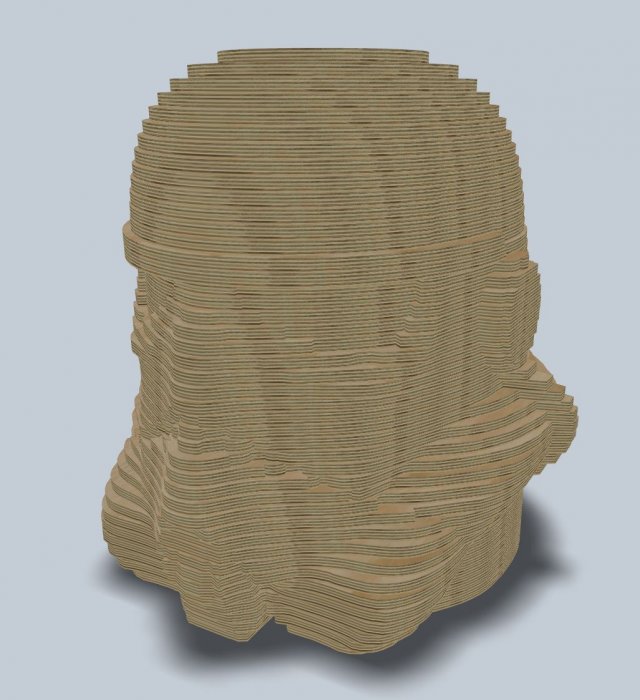 stormtrooper layer laser lasercut 3D Принт Модель .c4d .max .obj .3ds .fbx .stl .blend 