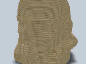 Corte a laser da camada Stormtrooper Modelo de Impressão 3D