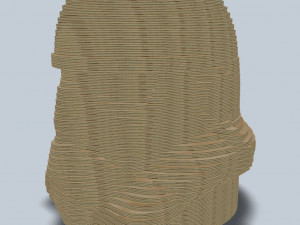 stormtrooper layer laser lasercut 3D Принт Модель