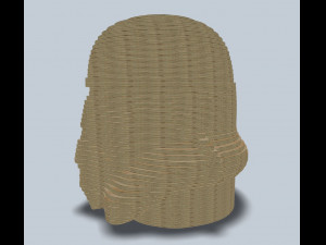 stormtrooper layer laser lasercut 3D Принт Модель
