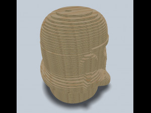 stormtrooper layer laser lasercut 3D Принт Модель
