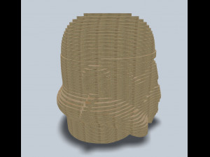 stormtrooper layer laser lasercut 3D Принт Модель