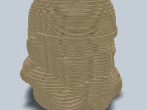 stormtrooper layer laser lasercut 3D Принт Модель