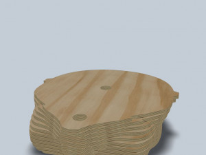 stormtrooper layer laser lasercut 3D Принт Модель