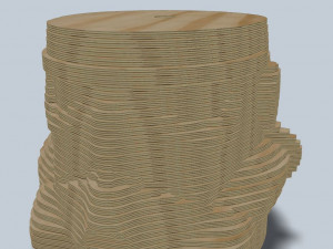 stormtrooper layer laser lasercut 3D Принт Модель