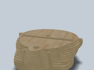 stormtrooper layer laser lasercut 3D Принт Модель