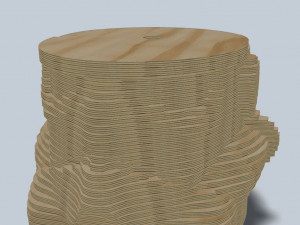 stormtrooper layer laser lasercut 3D Принт Модель