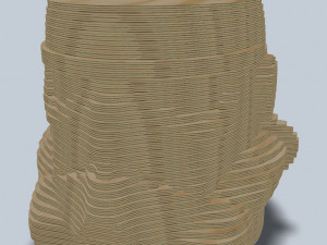stormtrooper layer laser lasercut 3D Принт Модель