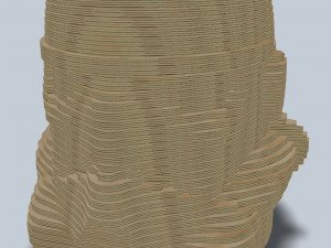 stormtrooper layer laser lasercut 3D Принт Модель