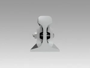 pengikatan rel Model 3D