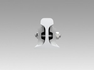 fastening rail p65 overlays 1p65 Modelo 3D
