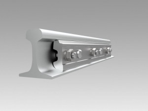 fastening rail p65 overlays 1p65 Modelo 3D