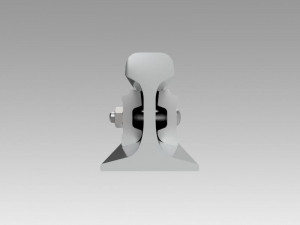 fastening rail p65 overlays 1p65 3D Model