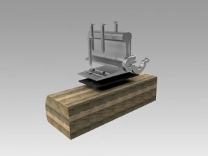 rail fastening d-65 3D Model