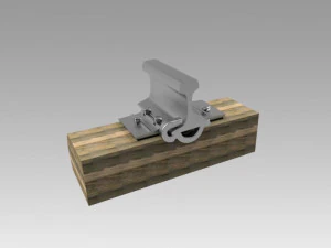 rail fastening d-65 3D Model