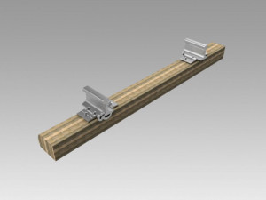rail fastening d-65 Model 3D