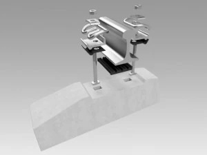 rail fastening gbr-65 3D Model