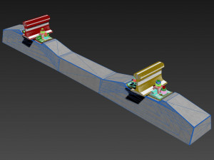 rail fastening kb-65 3D Model